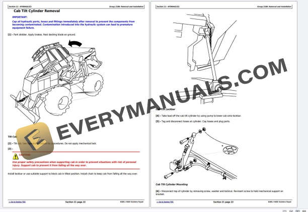 John Deere 848G Timberjack 660D Grapple Skidder Repair Technical Manual TM2249 PDF 7 John Deere 848G Timberjack 660D Grapple Skidder Repair Technical Manual TM2249 PDF - Image 5
