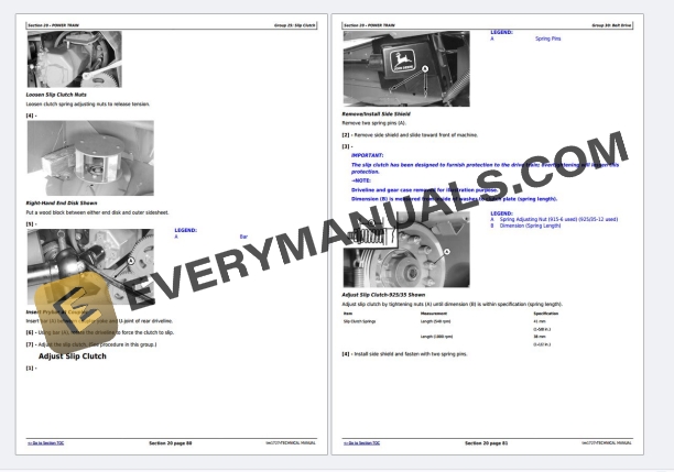 John Deere 915, 925 and 935 Rotary Mower Conditioners Diagnostic and Repair Technical Manual TM1727 PDF 6 John Deere 915, 925 and 935 Rotary Mower Conditioners Diagnostic and Repair Technical Manual TM1727 PDF - Image 4