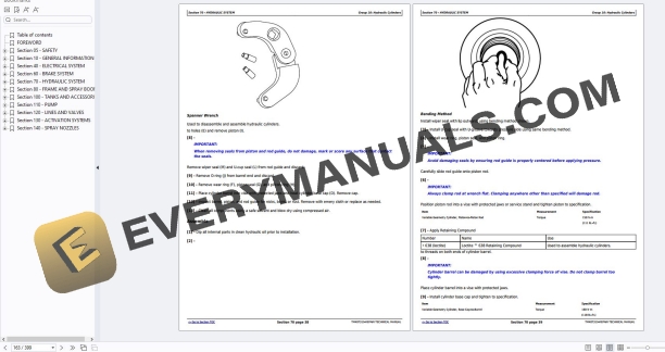 John Deere M724 M732 M740 M732i M740i Trailed Sprayer Repair Technical Manual TM407319 PDF 6 John Deere M724 M732 M740 M732i M740i Trailed Sprayer Repair Technical Manual TM407319 PDF - Image 4