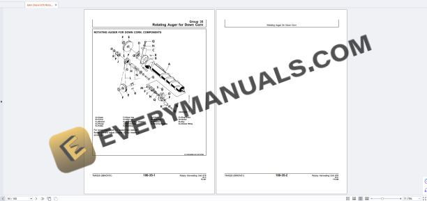 John Deere 676 Forage Harvester Technical Manual TM4528 19JUN95 PDF 3 John Deere 676 Forage Harvester Technical Manual TM4528 19JUN95 PDF - Image 3