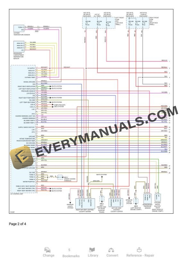 Porsche Panamera 4S (970) 2016 Electrical Diagrams V6-3.0L Turbo 4 Porsche Panamera 4S (970) 2016 Electrical Diagrams V6-3.0L Turbo - Image 2