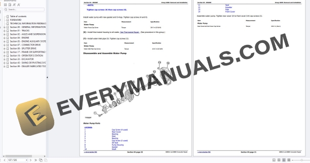 John Deere 600CLC 800C Excavator Repair Technical Manual TM1923 05APR12 6 John Deere 600CLC 800C Excavator Repair Technical Manual TM1923 05APR12 - Image 4