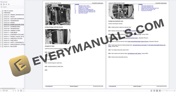 John Deere 764 High Speed Dozer Repair Technical Manual TM11193 28NOV16 4 John Deere 764 High Speed Dozer Repair Technical Manual TM11193 28NOV16 - Image 2