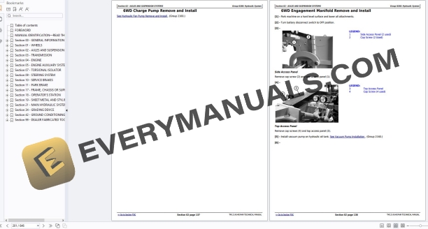 John Deere 870G 870GP 872G 872GP Motor Grader Repair Manual TM12145 27SEP23 4 John Deere 870G 870GP 872G 872GP Motor Grader Repair Manual TM12145 27SEP23 - Image 2