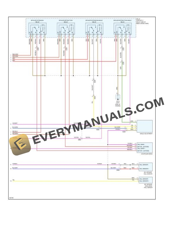 Porsche 911 Carrera GTS (991) 2018 Electrical Diagrams F6-3.0L Turbo