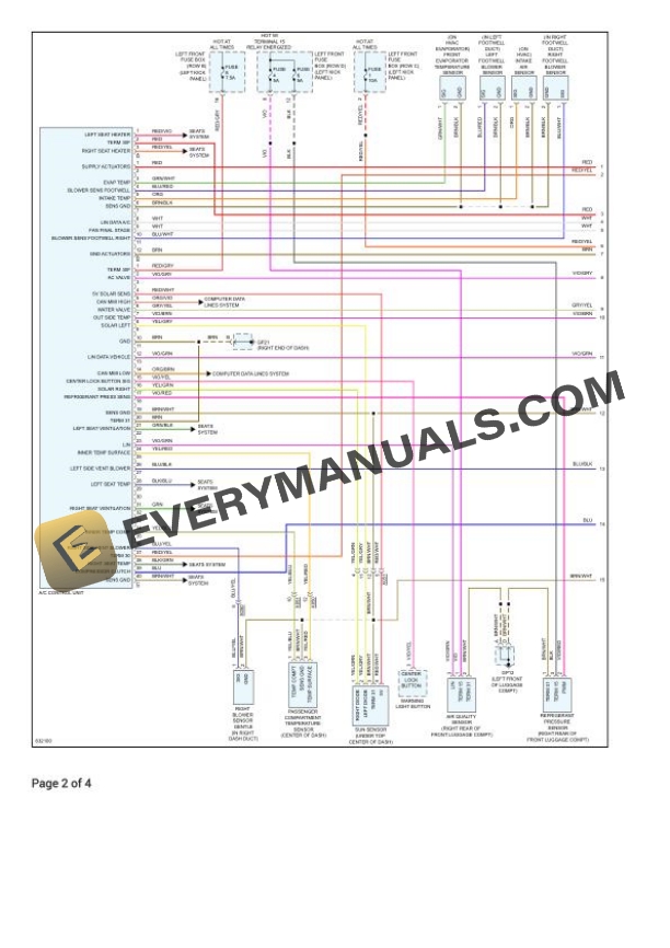 Porsche 911 GT3 (991) 2018 Electrical Diagrams F6-4.0L 4 Porsche 911 GT3 (991) 2018 Electrical Diagrams F6-4.0L - Image 2