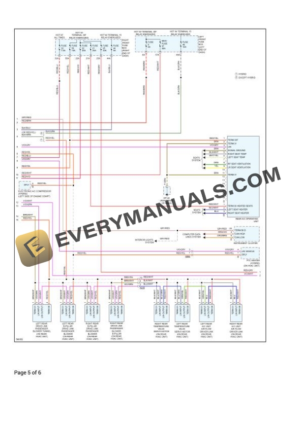 Porsche Cayenne S (92A) 2017 Electrical Diagrams V6-3.6L Turbo
