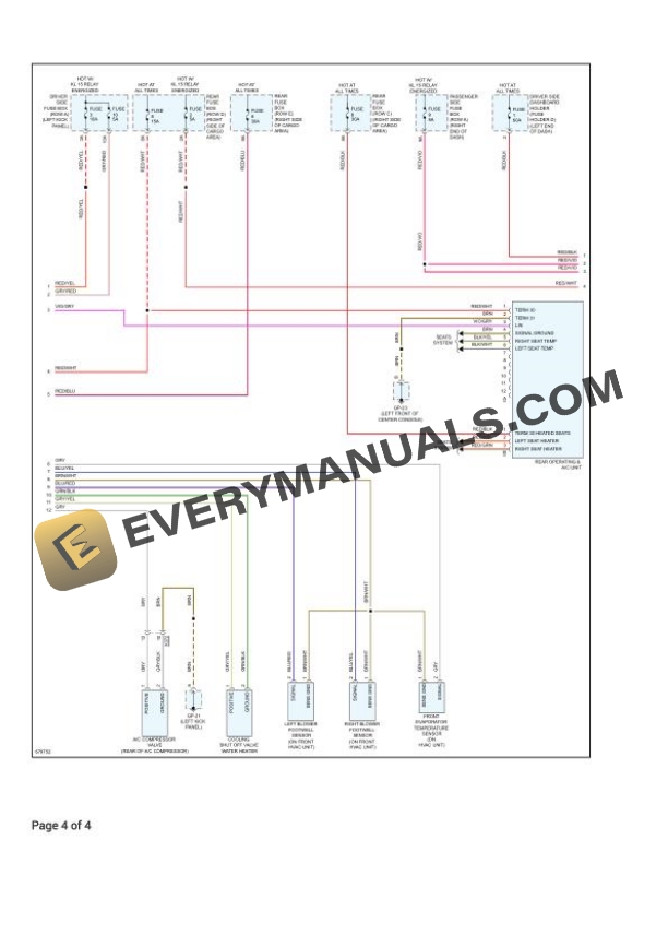 Porsche Macan (95B) 2019 Electrical Diagrams L4-2.0L Turbo
