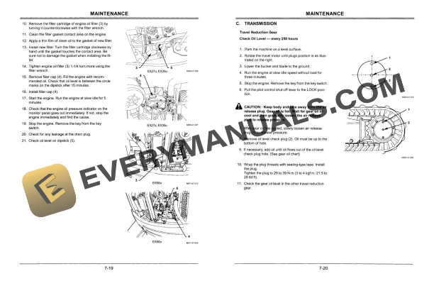 Hitachi EX27U EX35U EX50U Excavator Operator Manual EM1BU-NA2-3 4 Hitachi EX27U EX35U EX50U Excavator Operator Manual EM1BU-NA2-3 - Image 2