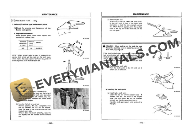 Hitachi EX700 Excavator Operator Manual EM172-2-4 4 Hitachi EX700 Excavator Operator Manual EM172-2-4 - Image 2