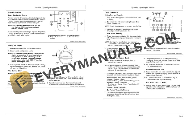 Hitachi Zaxis ZX210F-3 Processor Operator Manual OMT231449 4 Hitachi Zaxis ZX210F-3 Processor Operator Manual OMT231449 - Image 2