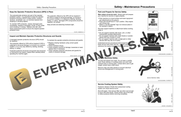 Hitachi Zaxis ZX240F-3 Processor Operator Manual OMT231461 4 Hitachi Zaxis ZX240F-3 Processor Operator Manual OMT231461 - Image 2