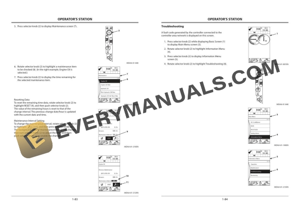 Hitachi Zaxis ZX470LC-5B 670LC-5B 870LC-5B Hydraulic Excavator Operator Manual ENMJAA-NA1-2 4 Hitachi Zaxis ZX470LC-5B 670LC-5B 870LC-5B Hydraulic Excavator Operator Manual ENMJAA-NA1-2 - Image 2