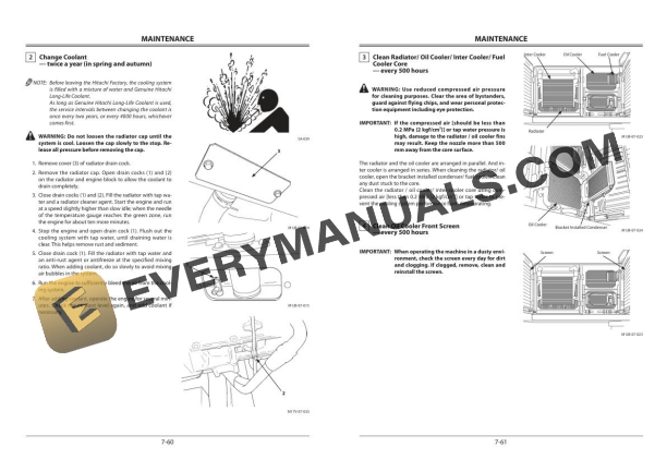 Hitachi Zaxis ZX850-3 850LC-3 870H-3 870LCH-3 Excavator Operator Manual EM1JB-1-2 4 Hitachi Zaxis ZX850-3 850LC-3 870H-3 870LCH-3 Excavator Operator Manual EM1JB-1-2 - Image 2