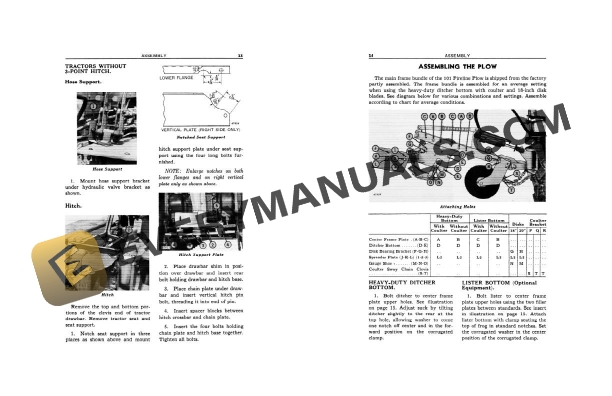 John Deere 101 Fireline Plow Operator Manual OMK54558 4 John Deere 101 Fireline Plow Operator Manual OMK54558 - Image 2