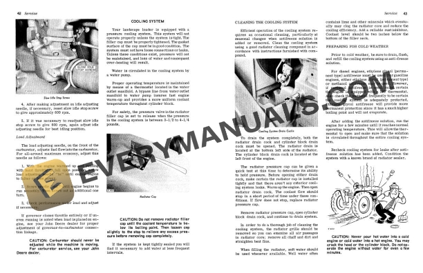 John Deere 1010 Landscape Loader Operator Manual OMT19437 4 John Deere 1010 Landscape Loader Operator Manual OMT19437 - Image 2