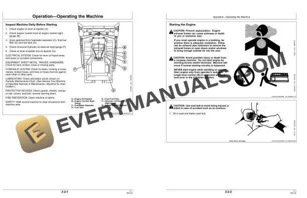 John Deere 1050C Crawler Dozer Operator Manual OMT190710 4 John Deere 1050C Crawler Dozer Operator Manual OMT190710 - Image 2