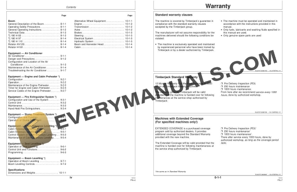 John Deere 1070D Harvester Operator Manual OMF067014 4 John Deere 1070D Harvester Operator Manual OMF067014 - Image 2