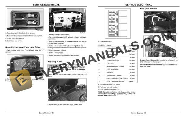 John Deere 110 Tractor Loader Backhoe Operator Manual OMLVU19603 4 John Deere 110 Tractor Loader Backhoe Operator Manual OMLVU19603 - Image 2