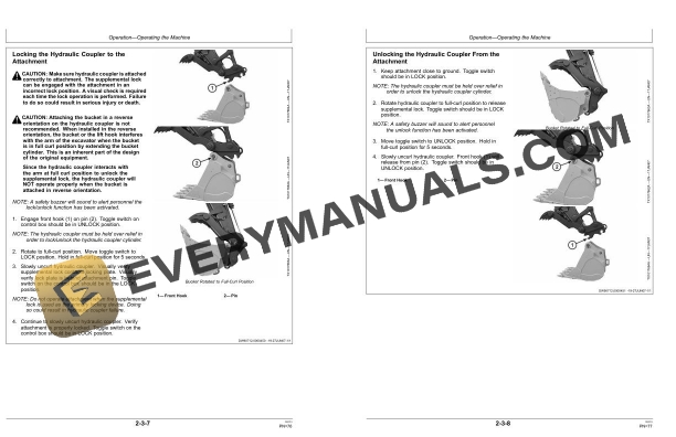 John Deere 120D Excavator Operator Manual OMT237811 4 John Deere 120D Excavator Operator Manual OMT237811 - Image 2