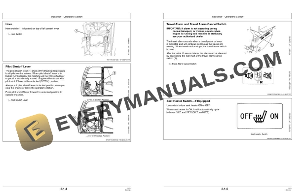 John Deere 135D Excavator Operator Manual OMT239673 4 John Deere 135D Excavator Operator Manual OMT239673 - Image 2