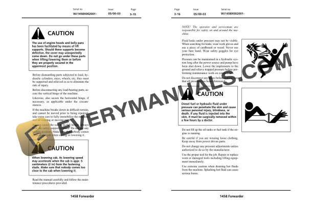 John Deere 1458 Forwarder Operator Manual OMF062128 4 John Deere 1458 Forwarder Operator Manual OMF062128 - Image 2