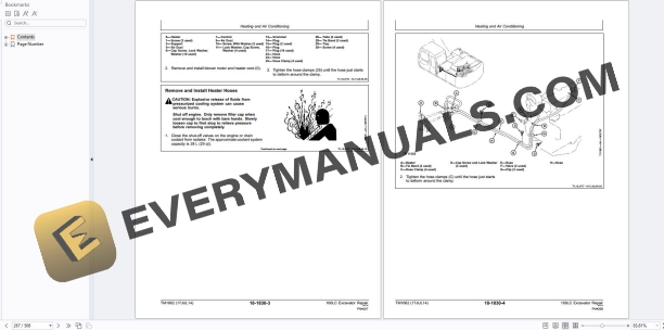 John Deere 160LC Excavator Repair Technical Manual TM1662 17JUL14 5 John Deere 160LC Excavator Repair Technical Manual TM1662 17JUL14 - Image 3