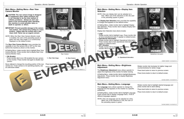 John Deere 210G, 210GLC Excavator Operator Manual OMT364030X19 4 John Deere 210G, 210GLC Excavator Operator Manual OMT364030X19 - Image 2