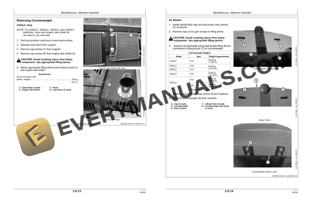 John Deere 210GLC, 250GLC, 290GLC, 300GLC, 350GLC Super Long Front Excavator Operator Manual OMT330416 4 John Deere 210GLC, 250GLC, 290GLC, 300GLC, 350GLC Super Long Front Excavator Operator Manual OMT330416 - Image 2