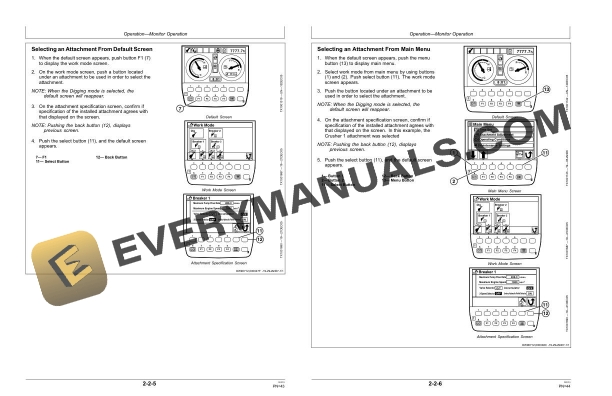 John Deere 225D LC Excavator Operator Manual OMT226914 4 John Deere 225D LC Excavator Operator Manual OMT226914 - Image 2