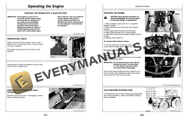 John Deere 2350, 2550 Tractor Operator Manual OML55481 4 John Deere 2350, 2550 Tractor Operator Manual OML55481 - Image 2