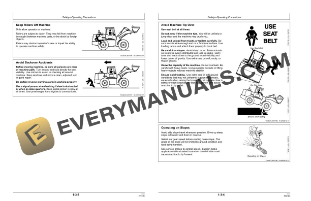 John Deere 244J, 304J Loader Operator Manual OMT209673 4 John Deere 244J, 304J Loader Operator Manual OMT209673 - Image 2