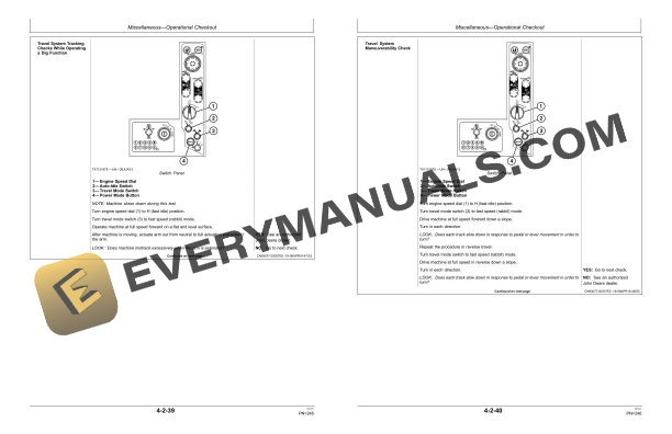 John Deere 245GLC Excavator Operator Manual OMT382335X19 4 John Deere 245GLC Excavator Operator Manual OMT382335X19 - Image 2