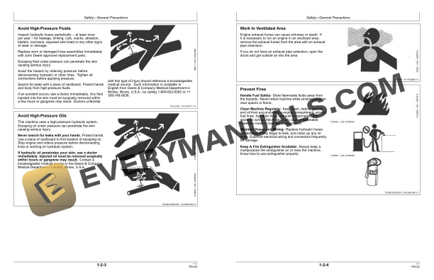 John Deere 2954D Processor Operator Manual OMT231397 4 John Deere 2954D Processor Operator Manual OMT231397 - Image 2