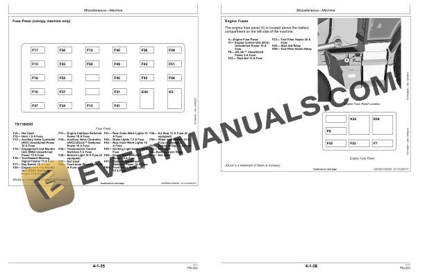 John Deere 310 P Backhoe Loader Operator Manual OMT475669X019 4 John Deere 310 P Backhoe Loader Operator Manual OMT475669X019 - Image 2