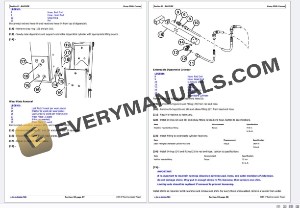 John Deere 310K EP Backhoe Loader Repair Manual TM12442 24JAN24 4 John Deere 310K EP Backhoe Loader Repair Manual TM12442 24JAN24 - Image 2