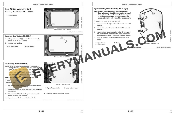 John Deere 317G Compact Track Loader Operator Manual OMT413080X19 4 John Deere 317G Compact Track Loader Operator Manual OMT413080X19 - Image 2