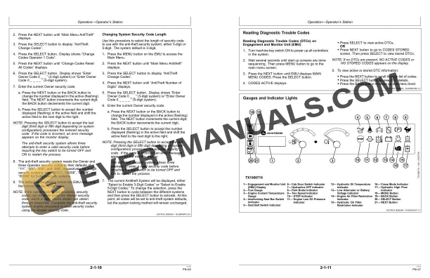 John Deere 318D, 320D Skid Steer Loader Operator Manual OMT253020 4 John Deere 318D, 320D Skid Steer Loader Operator Manual OMT253020 - Image 2