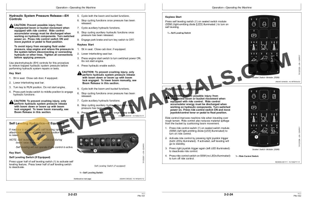 John Deere 325G Compact Track Loader Operator Manual OMT396975X19 4 John Deere 325G Compact Track Loader Operator Manual OMT396975X19 - Image 2