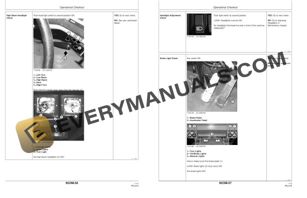 John Deere 350C, 400C Articulated Dump Truck Operator Manual OMT166947 4 John Deere 350C, 400C Articulated Dump Truck Operator Manual OMT166947 - Image 2