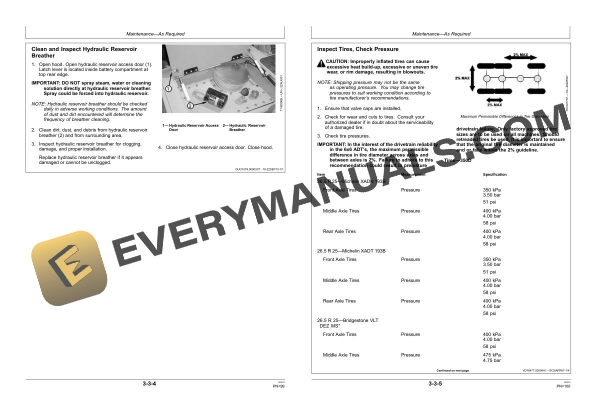 John Deere 350D, 400D Articulated Dump Truck Operator Manual OMT187885 4 John Deere 350D, 400D Articulated Dump Truck Operator Manual OMT187885 - Image 2