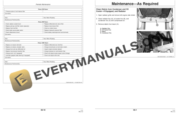 John Deere 360D, 460D, 560D Skidder Operator Manual OMT186434 4 John Deere 360D, 460D, 560D Skidder Operator Manual OMT186434 - Image 2