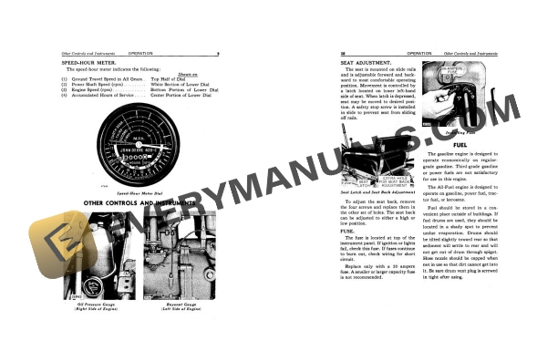 John Deere 420 Crawler Tractor Operator Manual OMT20 4 John Deere 420 Crawler Tractor Operator Manual OMT20 - Image 2