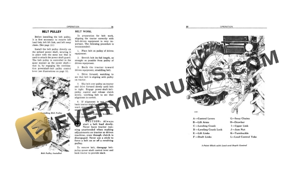 John Deere 420 Tricycle Tractor Operator Manual OMT45757 4 John Deere 420 Tricycle Tractor Operator Manual OMT45757 - Image 2
