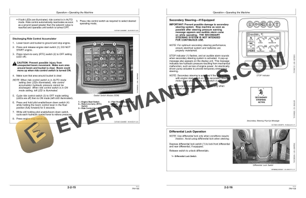 John Deere 444K 4WD Loader Operator Manual OMT275687 4 John Deere 444K 4WD Loader Operator Manual OMT275687 - Image 2