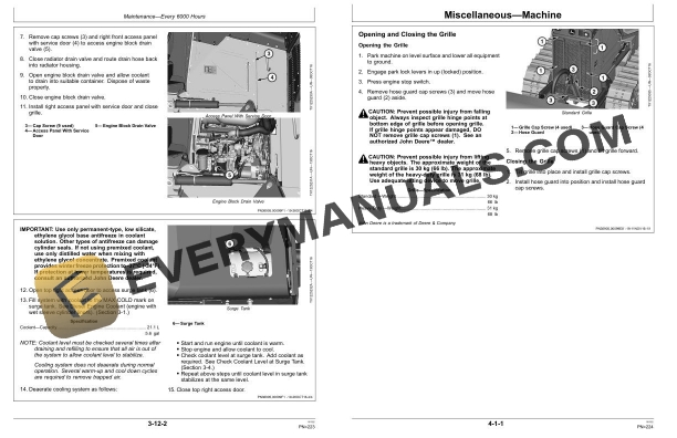 John Deere 450K, 550K, 650K Crawler Dozer Operator Manual OMT378072X19 4 John Deere 450K, 550K, 650K Crawler Dozer Operator Manual OMT378072X19 - Image 2