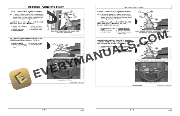 John Deere 524K 4WD Loader Operator Manual OMT275691 4 John Deere 524K 4WD Loader Operator Manual OMT275691 - Image 2