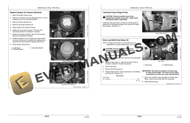 John Deere 524K 4WD Loader Operator Manual OMT346592X19 4 John Deere 524K 4WD Loader Operator Manual OMT346592X19 - Image 2