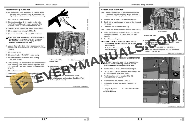John Deere 524K-II 4WD Loader Operator Manual OMT387130X19 4 John Deere 524K-II 4WD Loader Operator Manual OMT387130X19 - Image 2