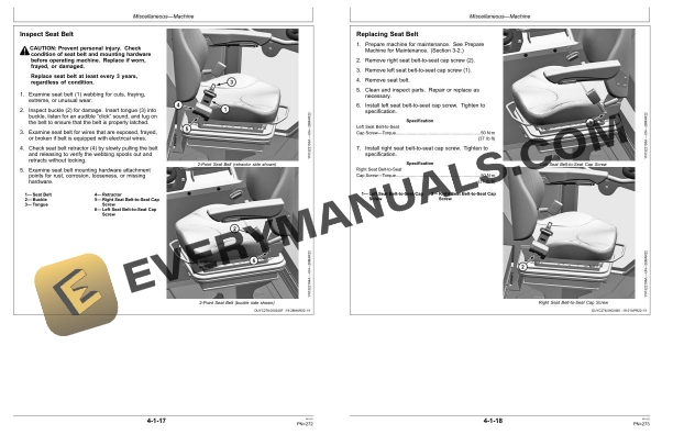 John Deere 544 G 4WD Loader Operator Manual OMT468695X019 4 John Deere 544 G 4WD Loader Operator Manual OMT468695X019 - Image 2